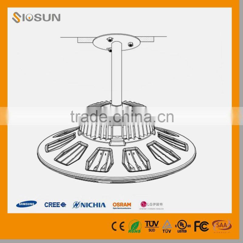 200W IP67 22000Lumens OSRAM-3030 Meanwell Driver LED UFO High Bay Light