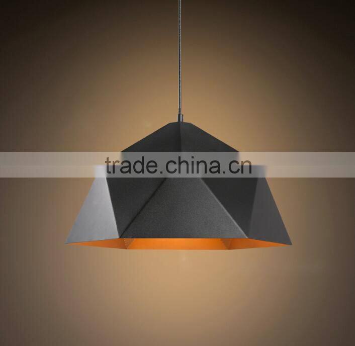 2016 hot sale black and white led hanging pendant light