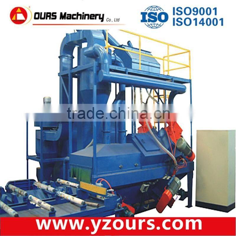 High cost efficiency shot blast machine for steel products