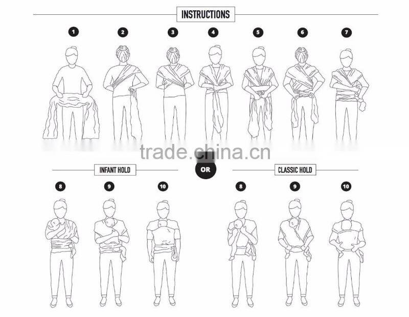 Baby Carrier Wrap , Soft & Breathable Baby Holder - Lightweight, Stylish Sling For Newborns/Infants