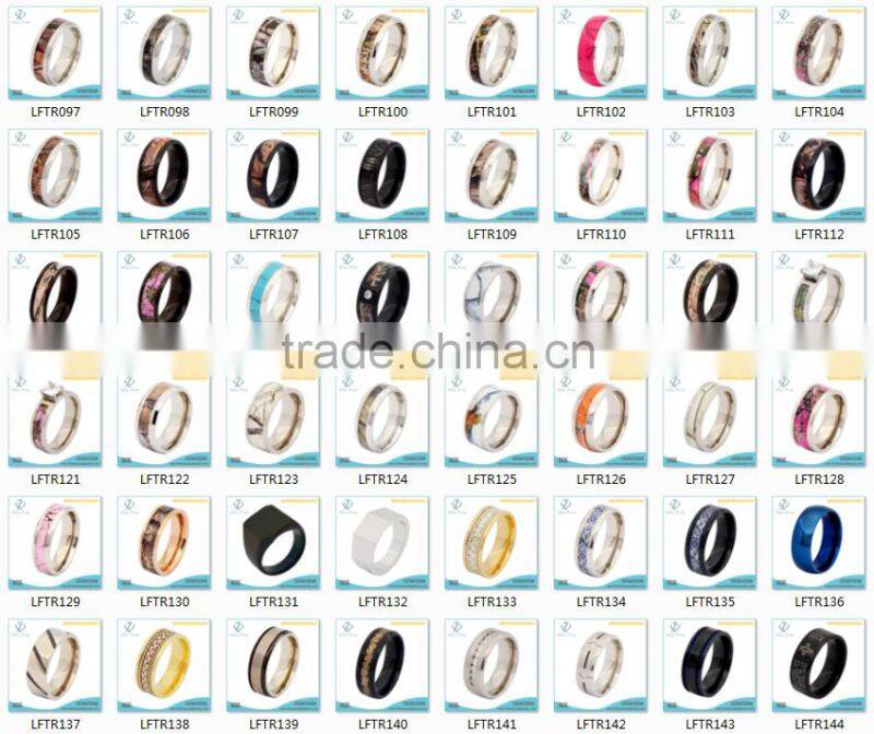 Cool titanium rings for men,antique enamel ring jewelry