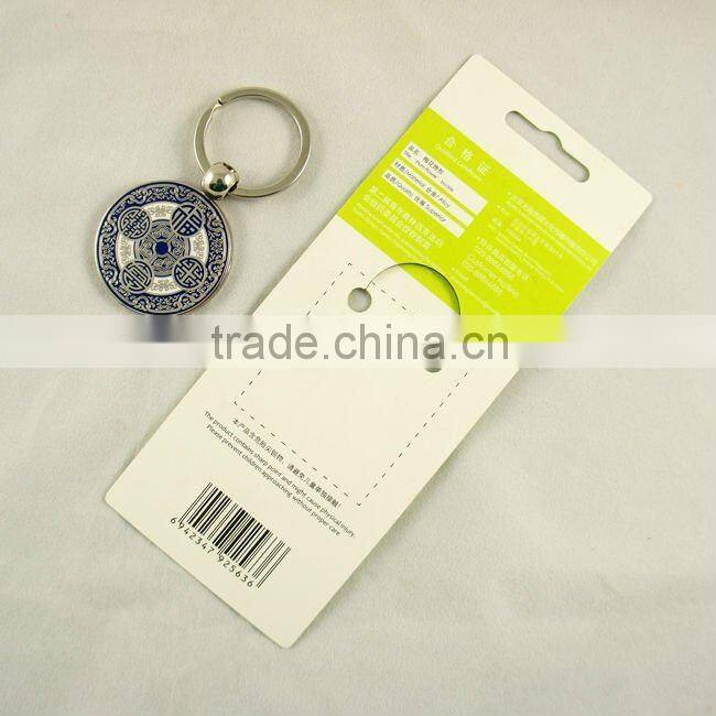 Keychain paper card