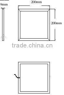 LED Light Source and IP44 IP Rating 2x4 led ceiling panel light,300*1200mm panel for office