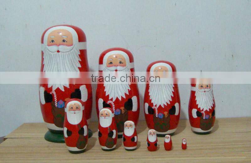 nesting doll Russian doll(christmas nesting doll)