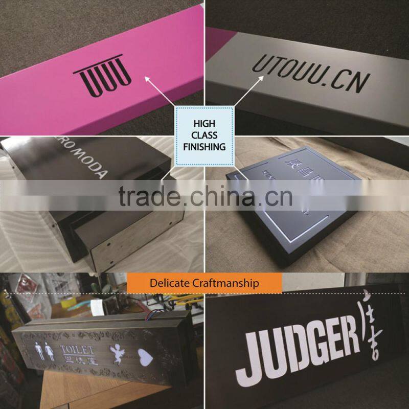 outdoor scrolling light box waterproof and anti-rust CE UL RoHS LED lighting wall mounted,ceiling hanging