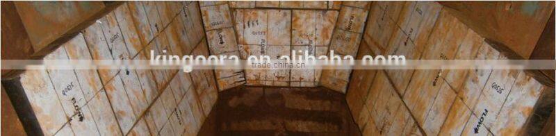 Wear impact resistant ceramic rubber liner