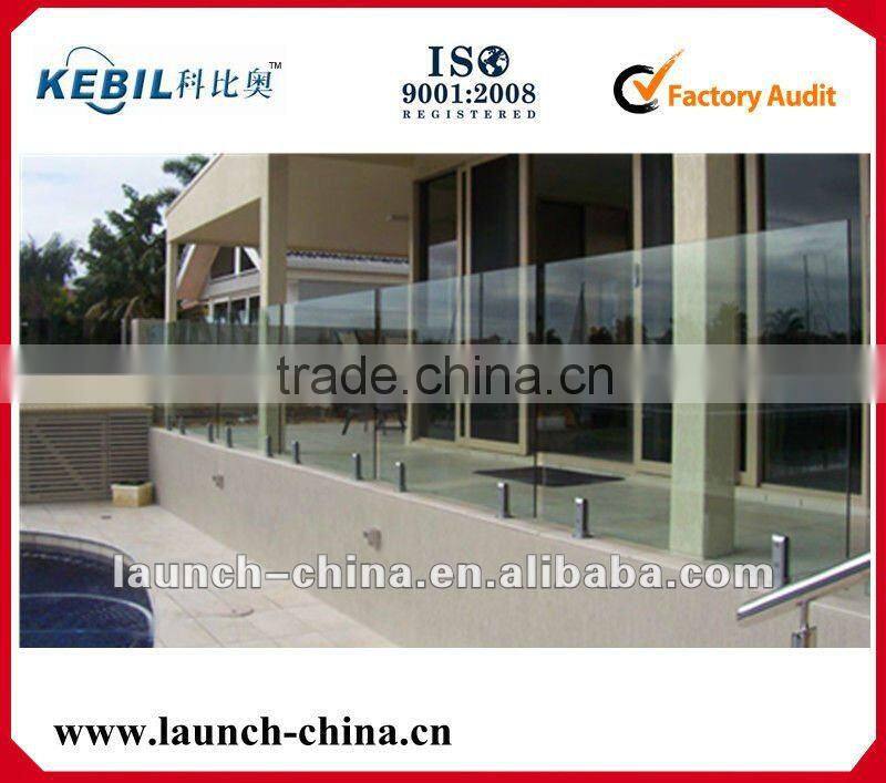 building 12mm clear green tempered glass for sale