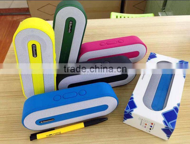 New Mini Unique Design USB Speaker Bluetooth Wireless Speaker With FM Radio TF Card