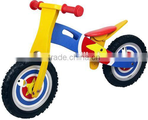 Hot design ride on children wooden balance bike with CE approval