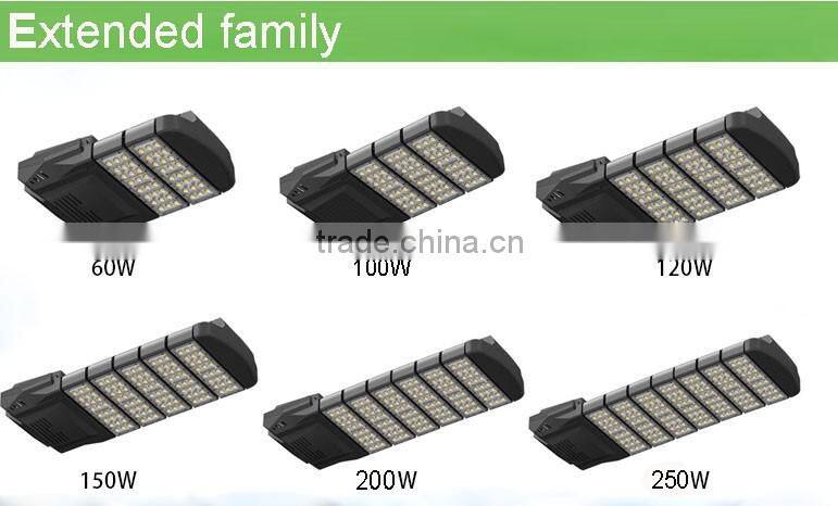 Popular design high luminous efficiency and brightness IP65 100w led street light