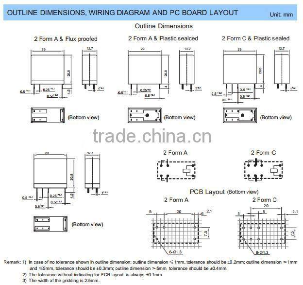 New original power relay HK14FD-DC24V-SHG 5A 8pin two open two close
