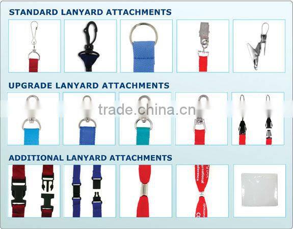 embroidered nylon lanyard - 10mm/15mm/20mm