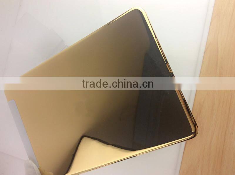 24kt gold plating back cover housing replacement for ipad mini & gold plating for ipad