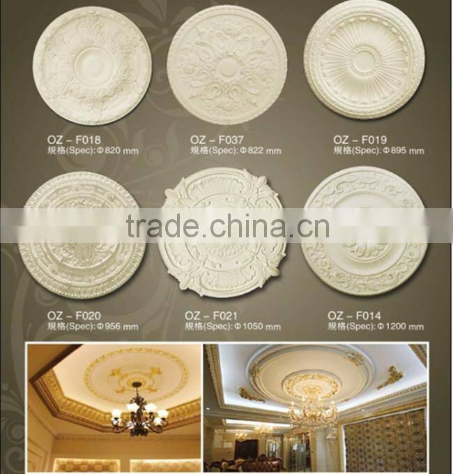 PU ceiling medallion tile,carved ceiling medallion