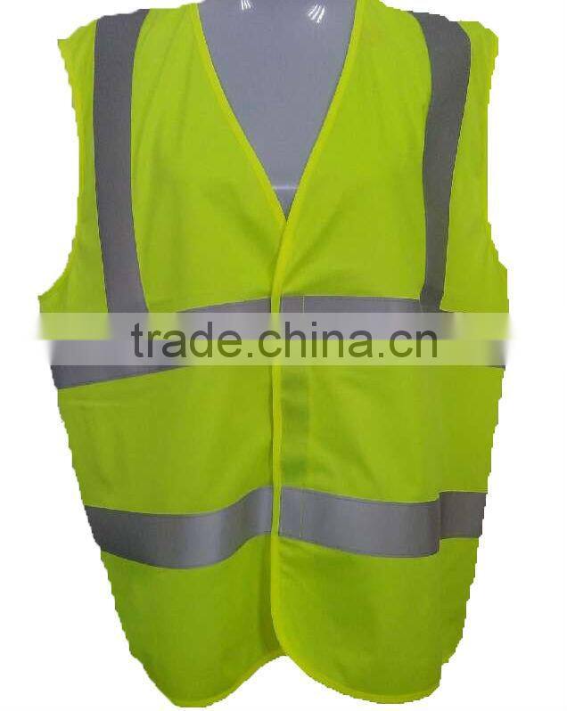 High visbility Reflective safety vest, comply with EN20471 Class 1