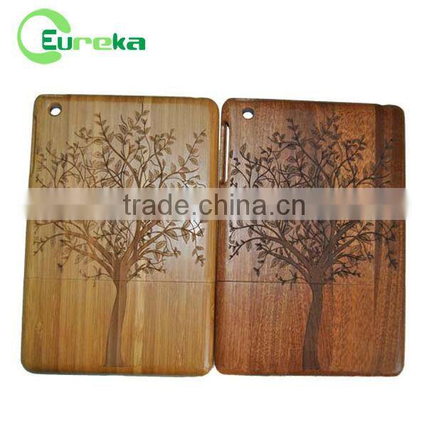 Factory price welcome custom wooden tablet hard case for IPad mini