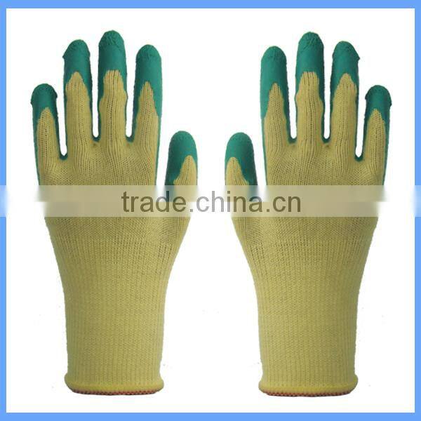 Anti Slip Latex Grip Coated Aramid Safety Equipment Work Gloves