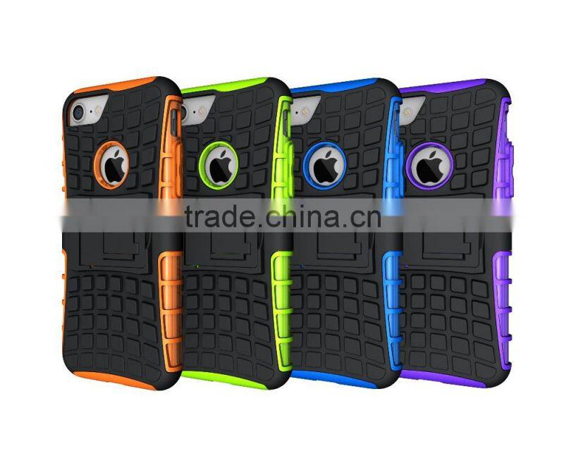 Excellent PC TPU Shockproof Phone Cover For Iphone 7 Heavy Duty Case