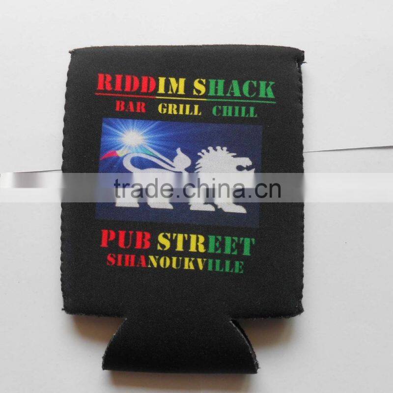 Promotional printing casual sportswear neoprene beer bottle holder