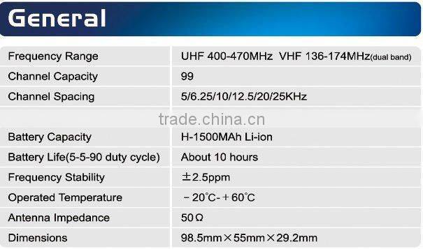 Original baofeng UV-3R dual band interphone