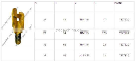 kato rotary single spade screwing drilling bits for coal mining