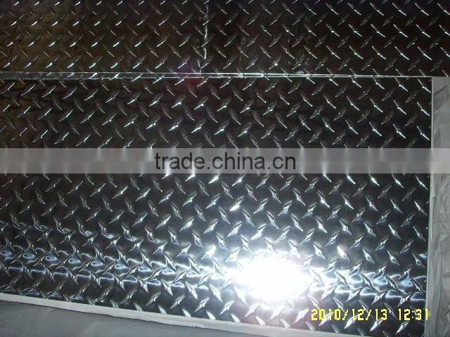 Cast 1050 1060 H24 diamond aluminum plate