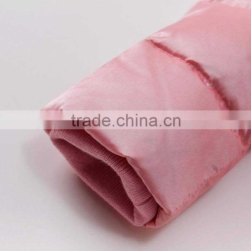 DK0001 dave bella 2015 winter infant coat baby padded jacket girls padded coat girls down coat down jacket