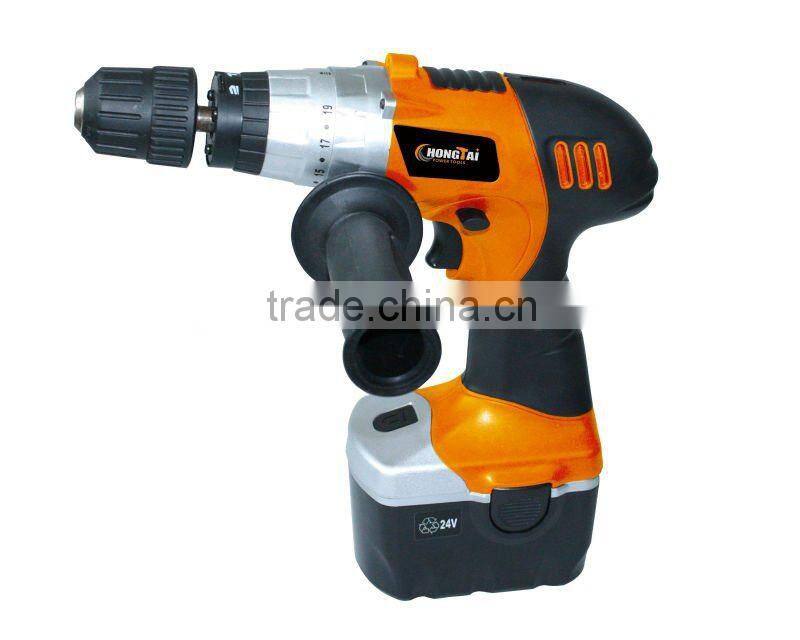 18V-24Volt 2 Battery 1hour charger Alu-Case packing cordless drill