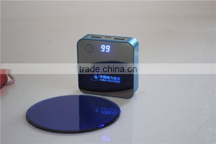 dual usb output digital and picture display phone charger 7800mah power bank