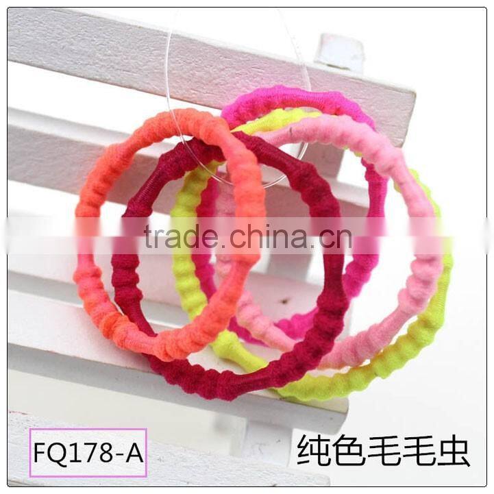 Kid's elastic hair bands, ponytail holders