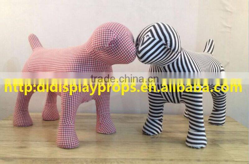 Display dog fabric dog wholesalers display dog mannequins dog mnnequin