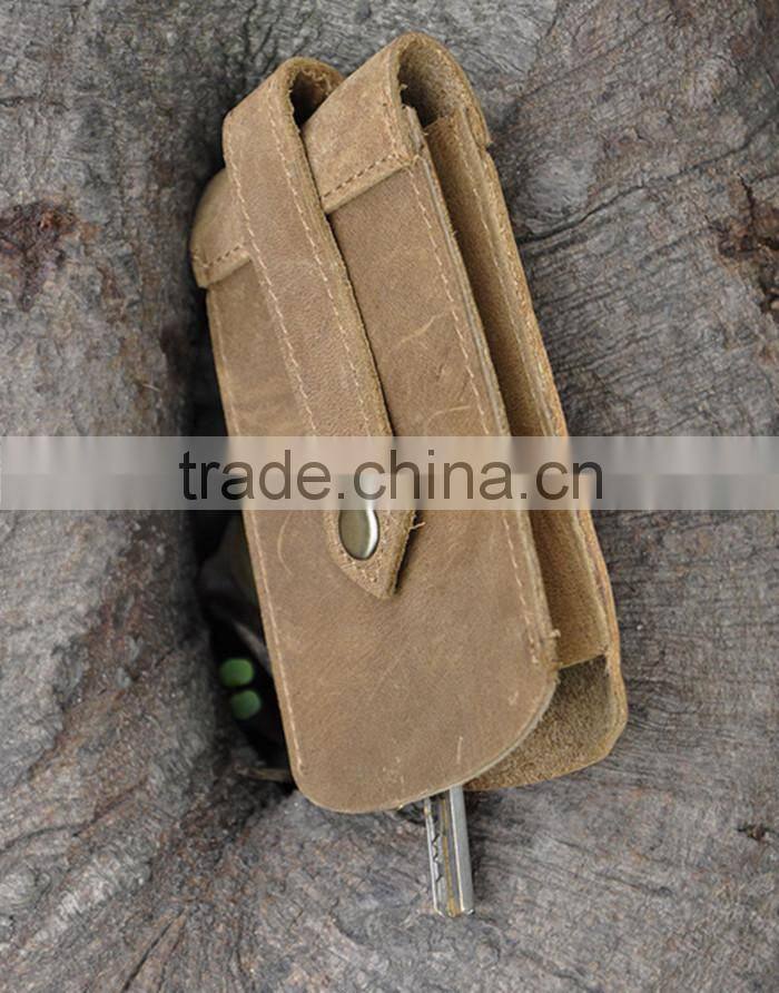 2016 high quality key holder vintage design key holder buckle leather key holder