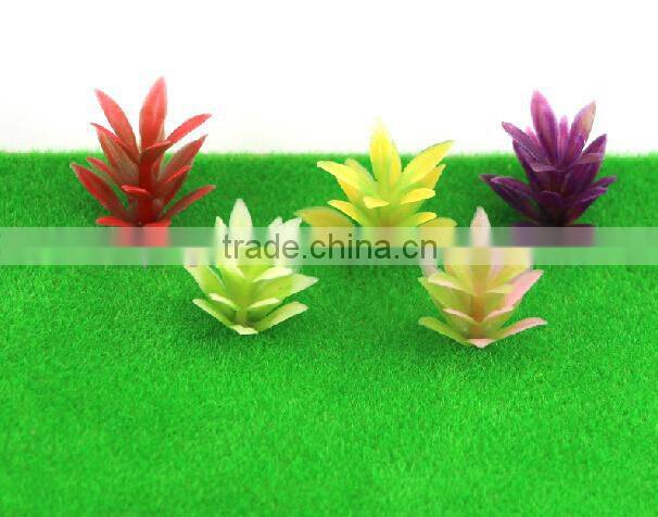 new model flower in plasic profile, scale model flower in model building, Z scale model flower, architecture model flower