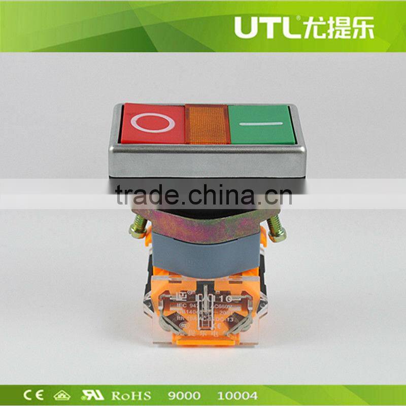 2 position Push button Switch without light 24V to 660V IP65 Dia22mm