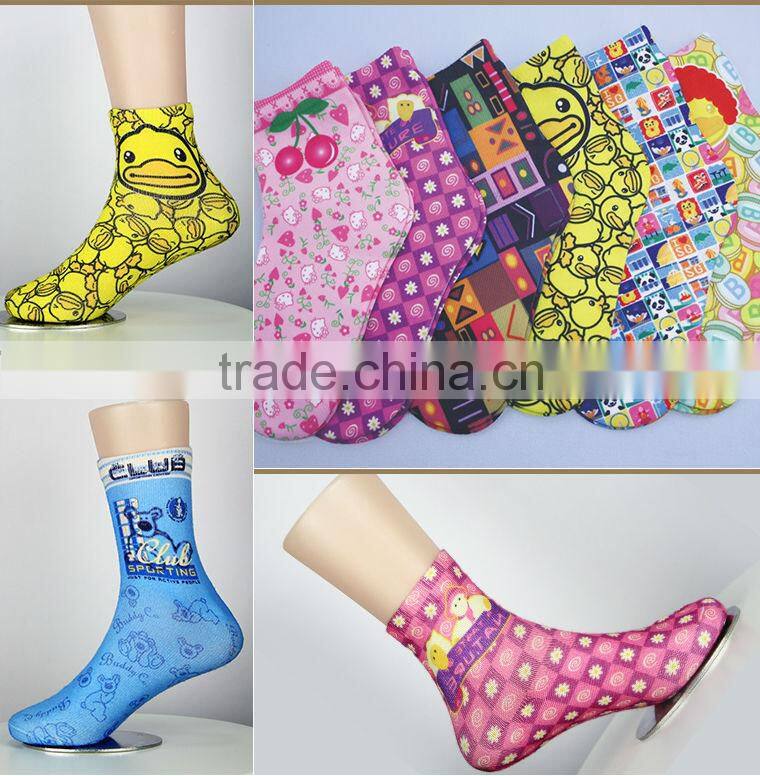 Design your own dog printed wholesale kids socks custom