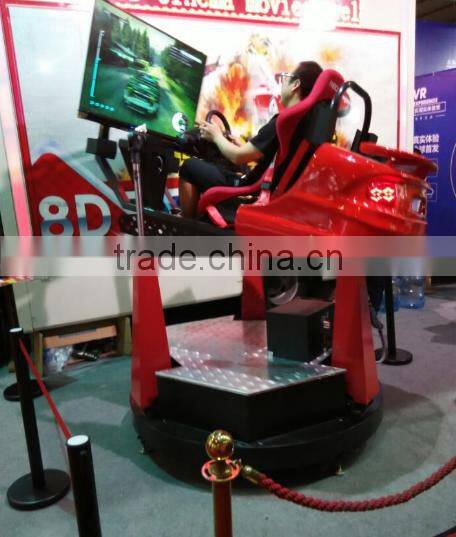 360 degree flight simulator with flying game and driving car simulator
