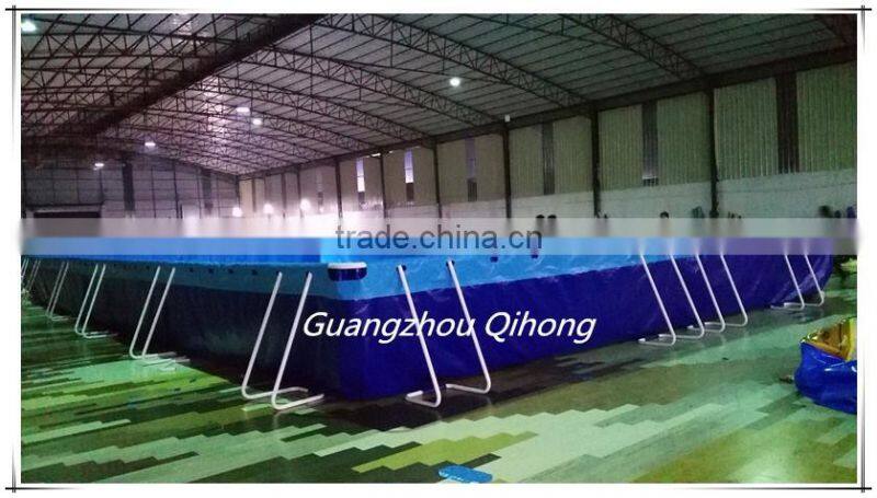 Guangzhou Quhong steel inflatable frame pool, above ground swimming pool for sale