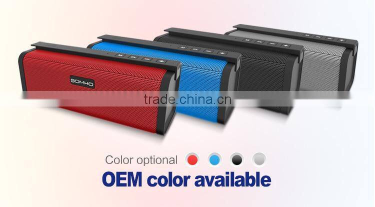 2015 new product wireless bluetooth boom box speaker, portable speaker box with NFC
