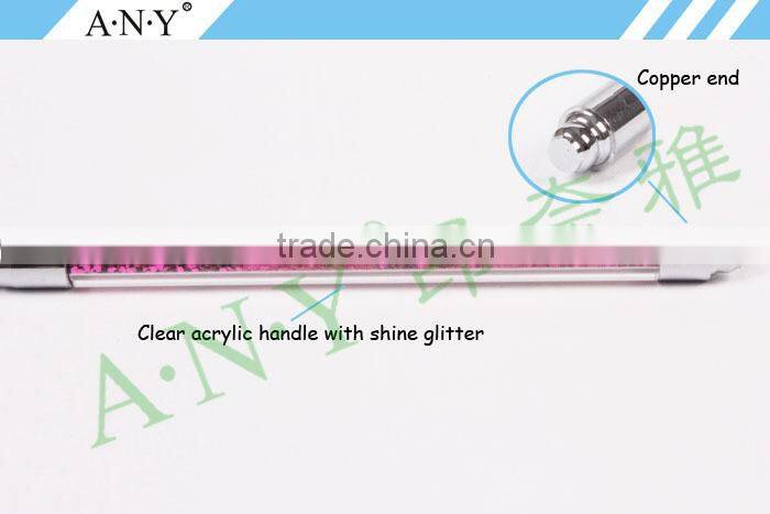 ANY Glitter Handle Pure Kolinsky Professional Acrylic Nail Brushes