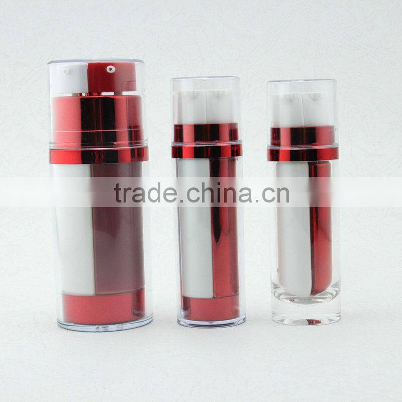 20ml 25ml 50ml double tube airless cosmetic bottles