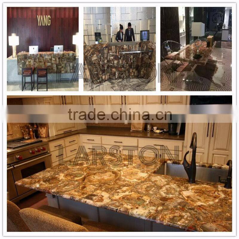 Natural gemstone wood fossil stone petrified wood