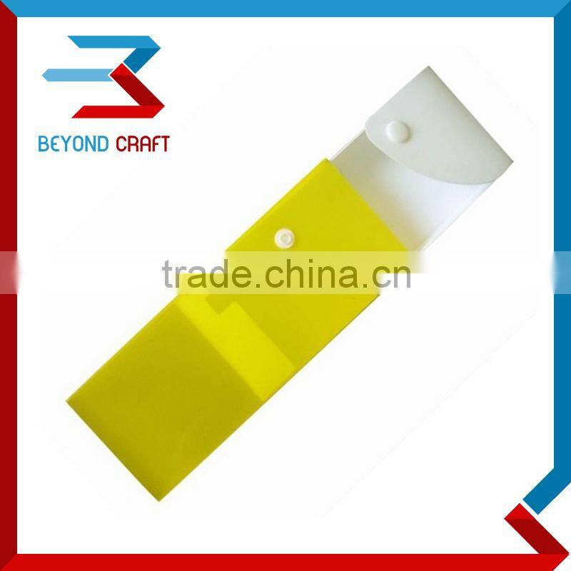 GOOD price PP plastic sliding Pencil box