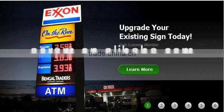 10 inches led gas price display/led gas station sign/led fuel price sign/led gas price billboard