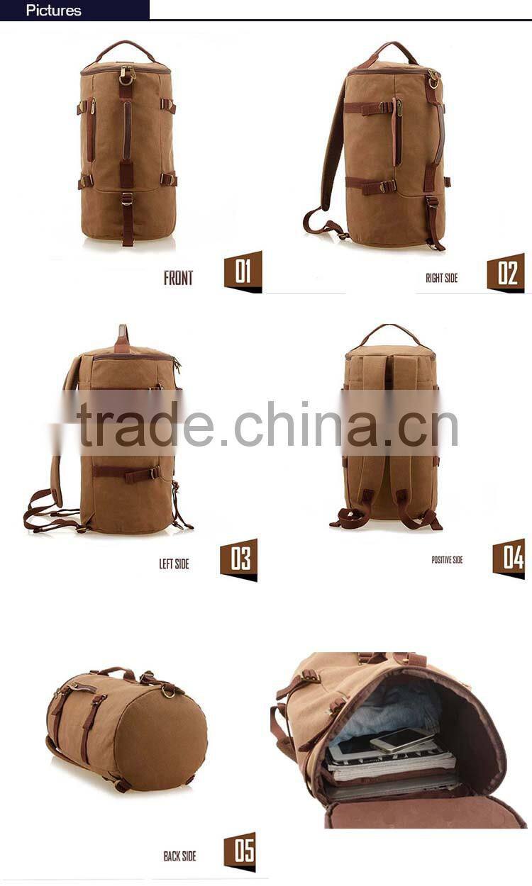 Multifunctional round sports duffle Gym Bags backpack