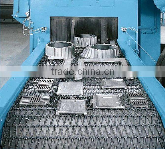 Pass Through Wire Mesh/Wire mesh belt shot blasting machine/Net Belt Conveyor Shot Blasting Cleaning/Descaling Machine