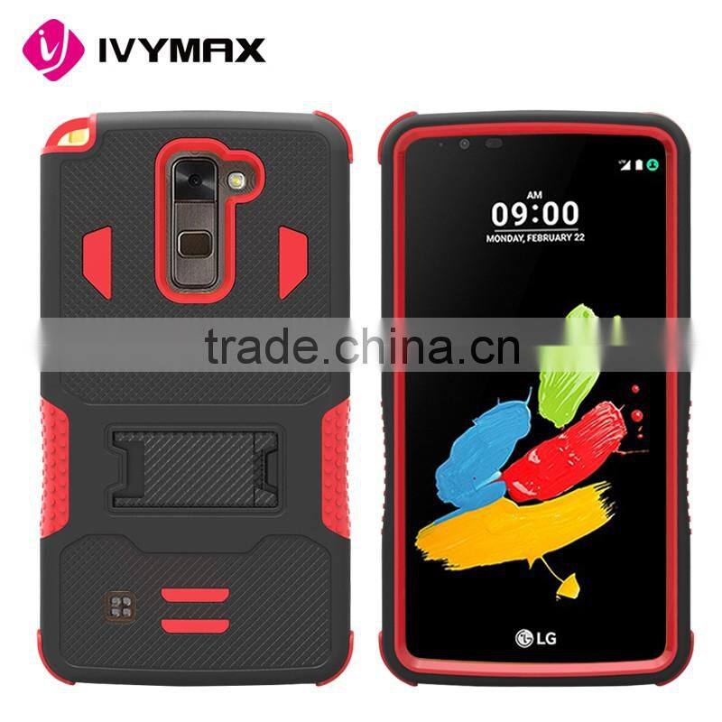 Hybrid bumper mobile phone case accessories for LG stylo 2 plus/ K530