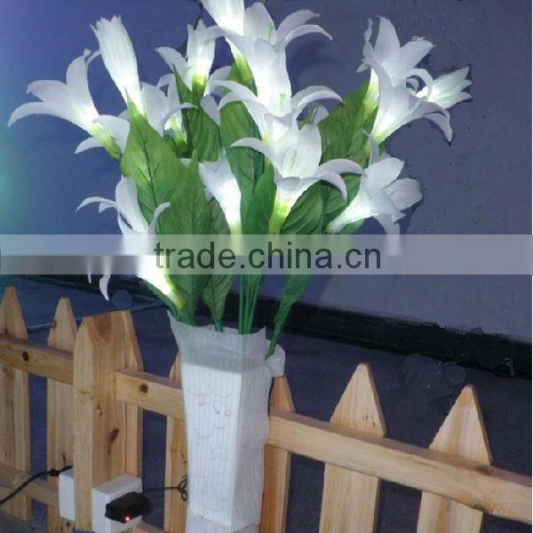tulip,lily light up artificial flowers