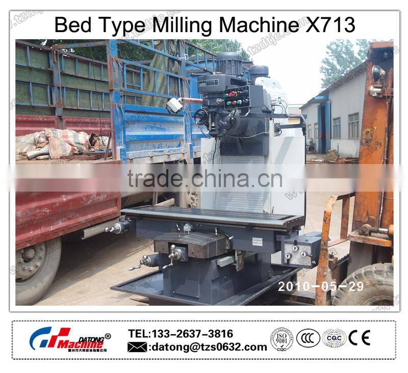 Vertical Turret Bed type milling drilling machine X713 For Sale