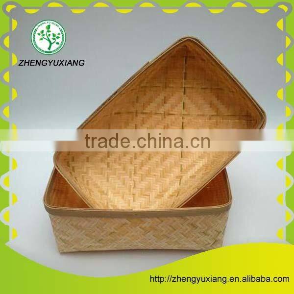 Rectangle shape bamboo crafts storage box