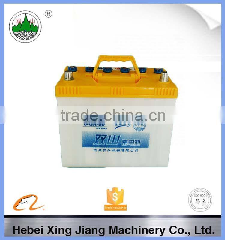 12V LEAD ACID BATTERY JIS STANDARD LEAD ACID DRY CHARGED STORAGE CAR BATTERY N200 12V60AH